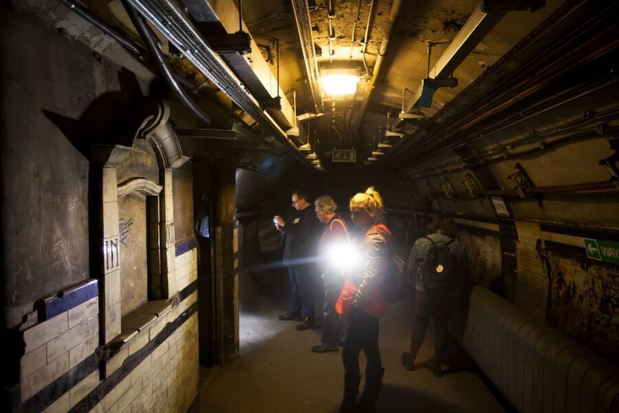London: The Lost Tunnels of Euston Station Guided Tour - 75 minutes of walking: how the tour tends to move