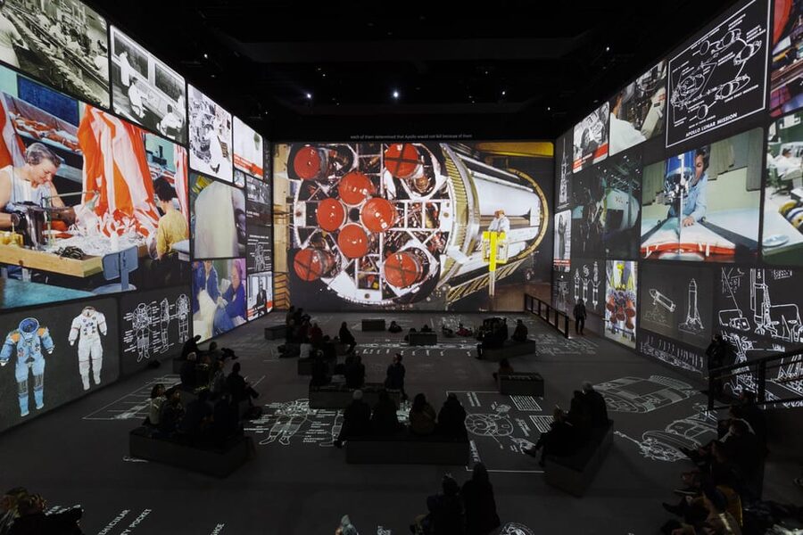 London: The Moonwalkers: A Journey with Tom Hanks Exhibition - Artemis comes next, with interviews that connect past and future
