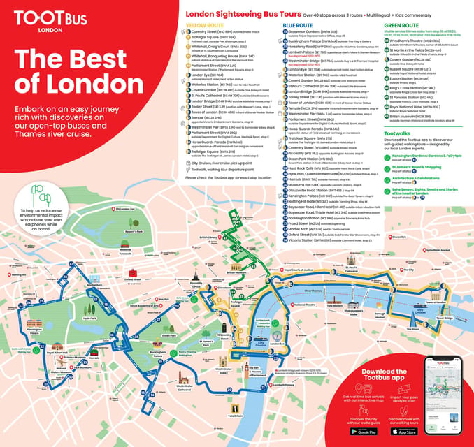 London: Tootbus Must-See Hop-On Hop-Off Bus Tour with Cruise - The Open-Top Bus Experience: Views, Audio, and Comfort
