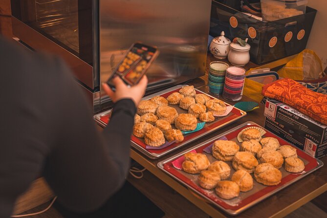 London Traditional English Scone Making and Tea Workshop - What You Leave With: Certificates, Recipe Cards, and Scones for Later