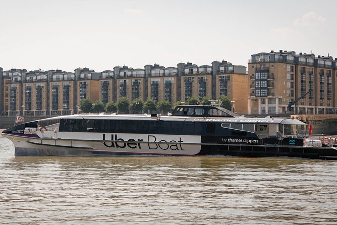 London: Uber Boat - Single Journey River Thames Cruise - The route, from Battersea to the East, and what you’ll see