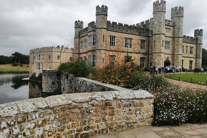 Luxury Private Day Hire from & to London via Dover & Leeds Castle - Dover Castle for 4 hours: the port, the fortress, and France in the distance