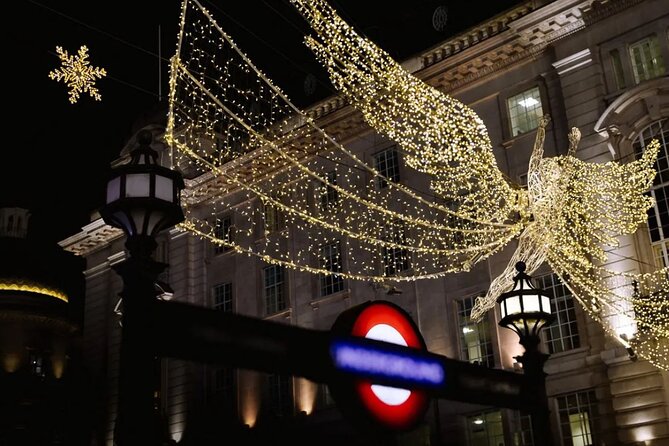 Magical London Christmas Lights Walking Tour with a Londoner - Bond Street and Regent Street, from luxury windows to angel-light canopies