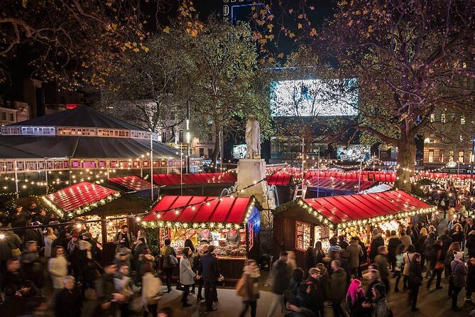 Magical London Christmas Lights Walking Tour with a Londoner - Covent Garden at Christmas, where the lights start strong