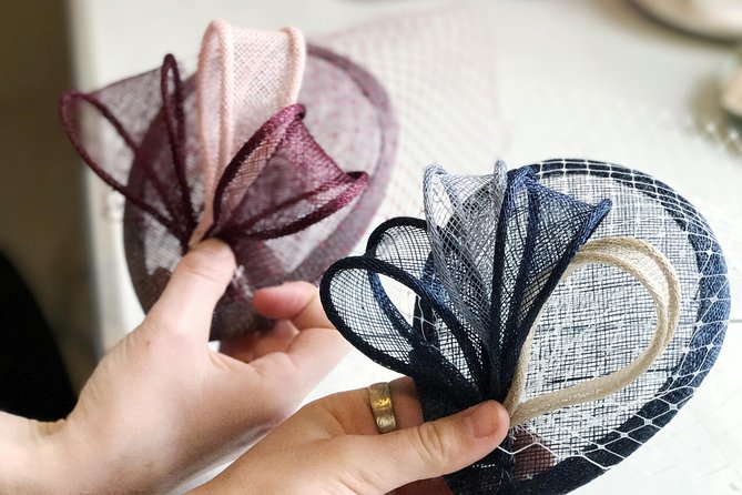 Make a Fascinator Hat with a Designer in London - Small-Group Comfort, Personal Attention, and Great for Bonding