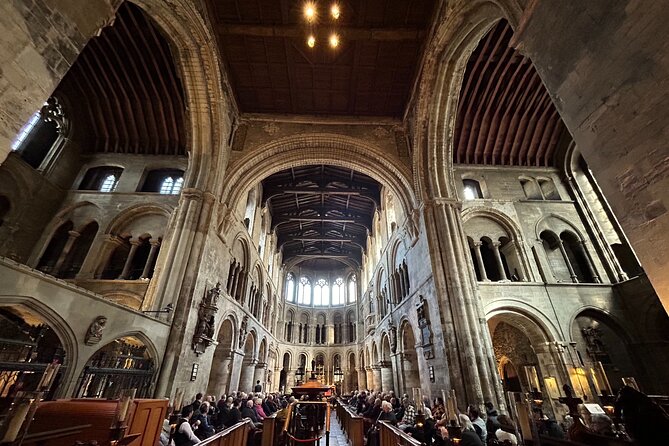 Medieval London Walking Tour Oxford PhD Historian Guide - St Bartholomew the Great, a 12th-century church that kept getting hit