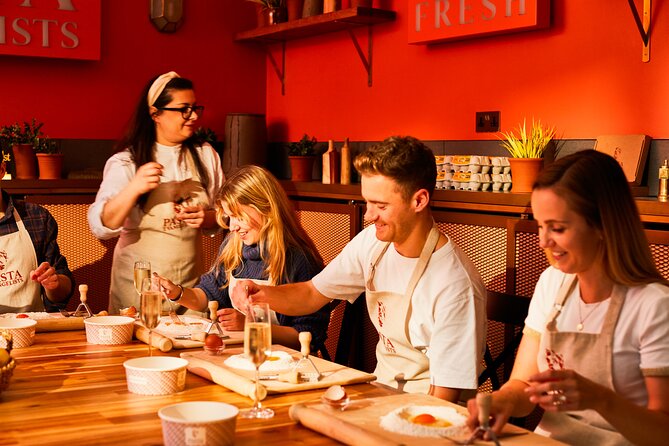 Pasta Making with Unlimited Prosecco in London's West End - Accessibility and the location in the West End