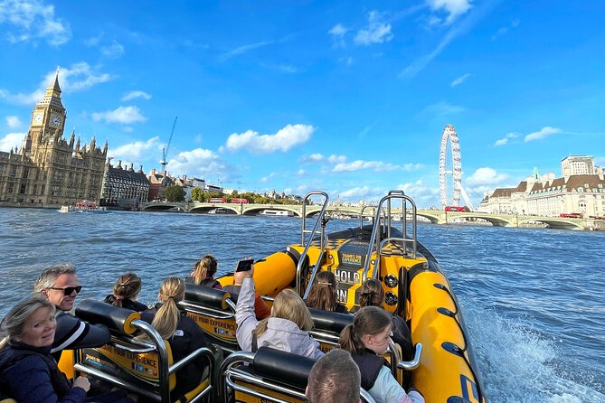 PRIVATE HIRE 45 min Speedboat Tour - Embankment/Westminster Pier - The Speedboat Feel: What High Speed Means For Your Comfort