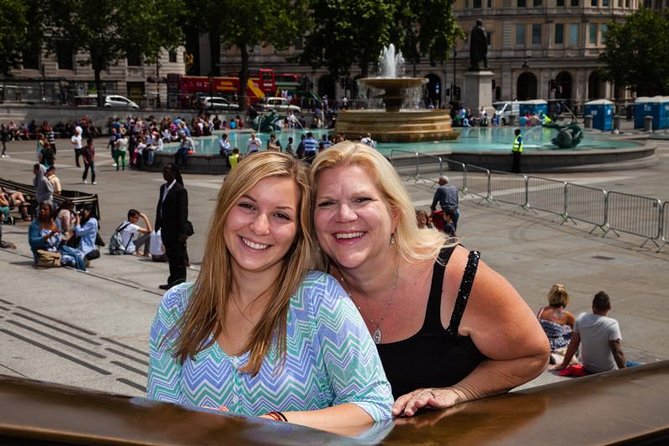 Private London Photo Shoot Tour with a Professional Photographer - Trafalgar Square first: fountains, sculptures, and big-vacation energy