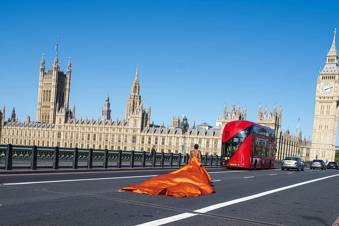 Private Photography of Flying Dress Africa - A Flying Dress Photoshoot Plan in Central London