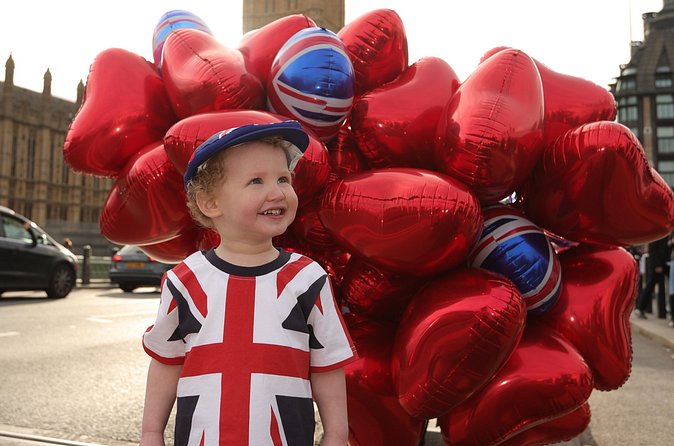 Professional Digital Photo with Red Heart Balloons Central London - Price and Value: What $13.87 Buys in Real Terms