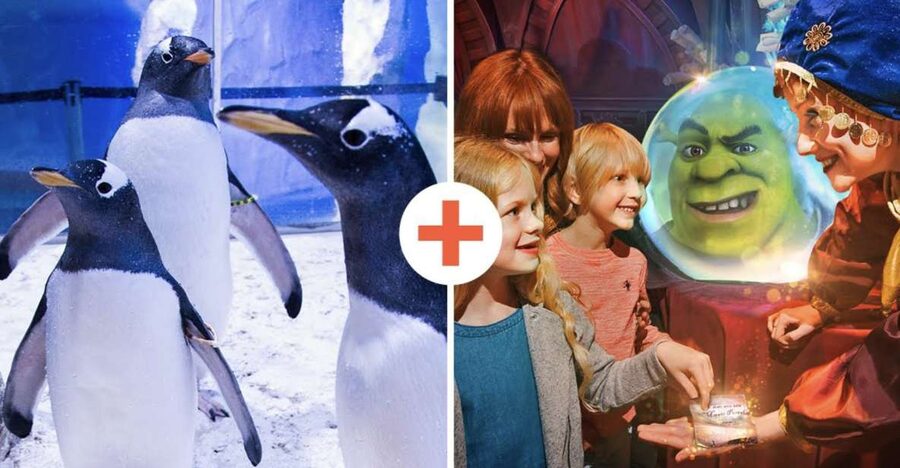 SEA LIFE London & DreamWorks Shrek's Adventure: Combo Ticket - Combo Ticket Value: Two Big Family Hits, One Booking