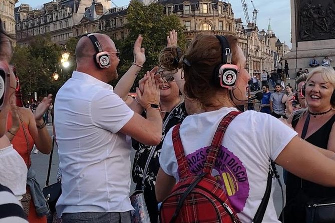 Silent Disco Walking Tours West End Boogie Shoes - Group size: why up to 60 people feels good here