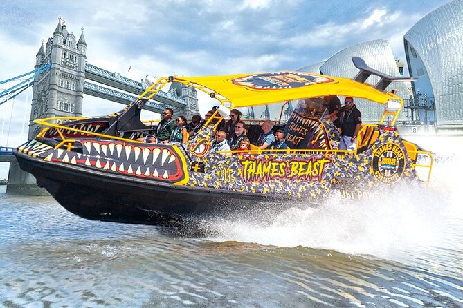 Speedboat 'THE THAMES BEAST' from Tower Millennium Pier - 40 mins - Getting to Tower Millennium Pier and starting on time