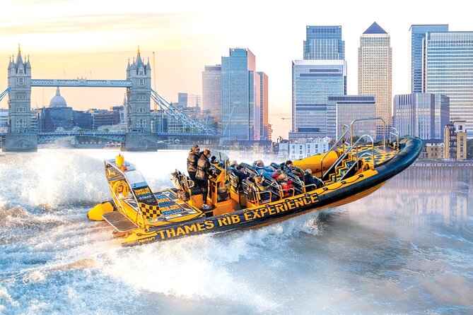 Speedboat 'Tower RIB Blast' from Tower Millennium Pier - 20 minutes - A quick RIB blast with big London views