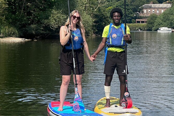 Stand up Paddleboarding on the beautiful Thames at Richmond - Learning to paddle: stopping, turning, and handling wind and water