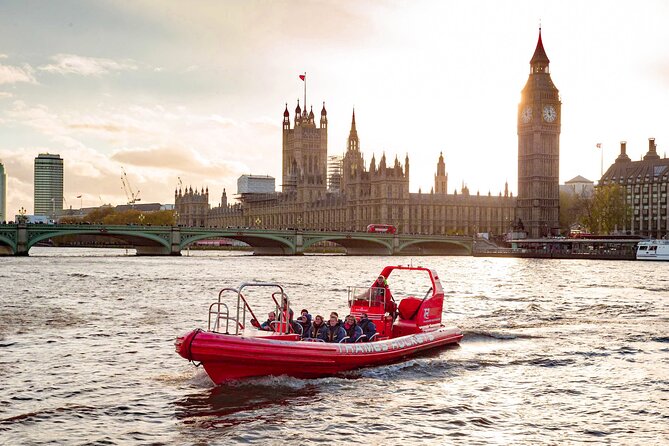Thames Rockets Sunset London Speedboat Experience - The tallest building moment: adrenaline arrives with speed