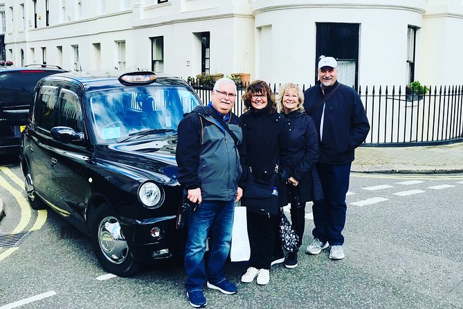 The 6 Hour Private Iconic Black Cab Sightseeing Tour - Inside the cab: USB, A/C, water, and a real photo setup
