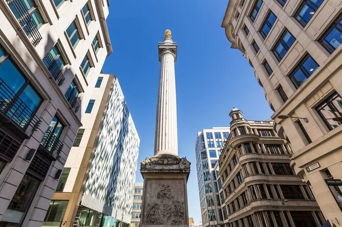 The City of London Food Tour with 10+ Tastings - Stop 3: The Monument to the Great Fire of London and surprising snacks