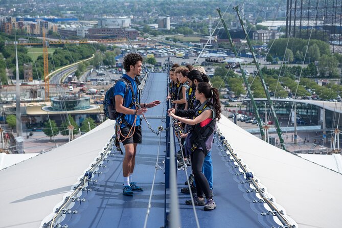Up at The O2: Daytime Climb with Guided Tour with Panoramic Views - Basecamp and the guided start near North Greenwich