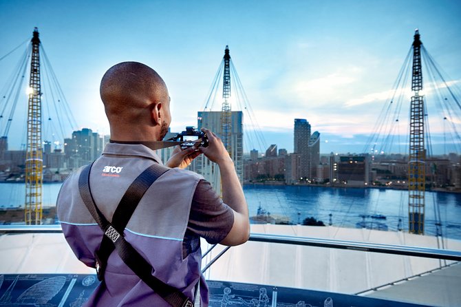 Up at The O2: Daytime Climb with Guided Tour with Panoramic Views - The roof platform experience, photos, and the snow globe option