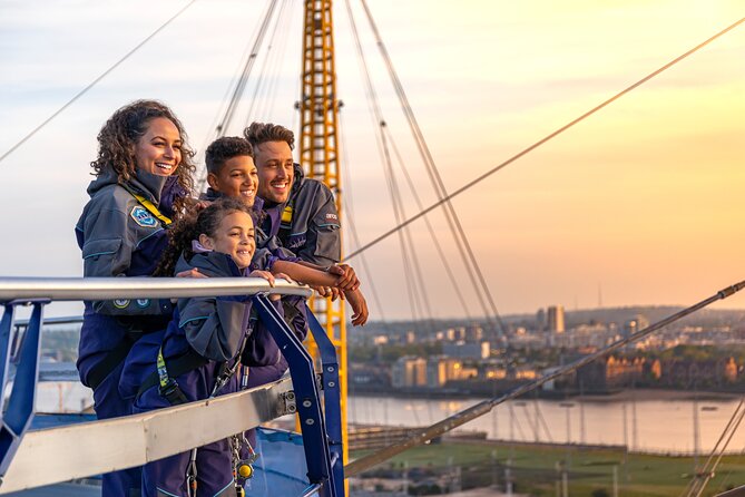 Up at The O2: Sunset Climb with Guided Tour with Panoramic Views - Small Group Energy: How a Maximum of 8 Changes the Experience