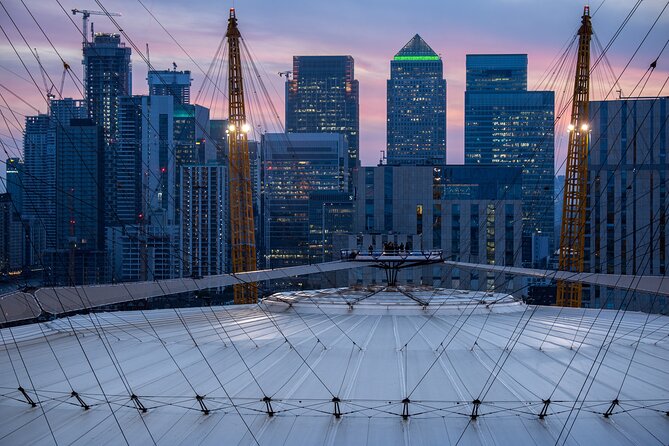 Up at The O2:Twilight Climb with Guided Tour with Panoramic Views - Peninsula Square meet-up and how your 90 minutes will likely feel