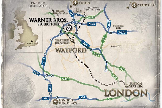 Warner Bros. Studio Tour with Transportation from London - First entry at the studio, with guided independence in your pockets