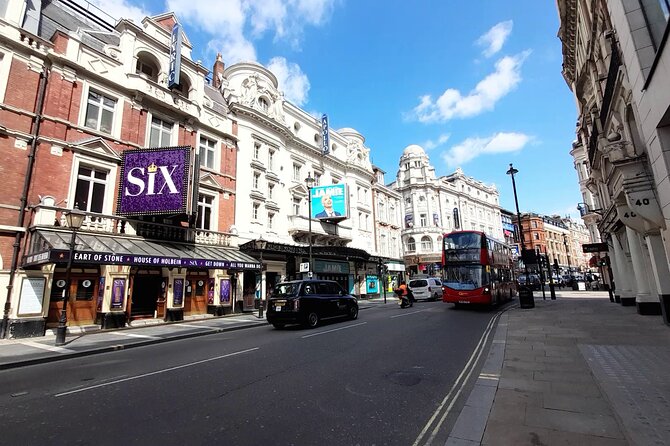 West End and South Bank Theatre Walking Tour in London - Shaftesbury Avenue theatre row: Lyric to Sondheim and Palace