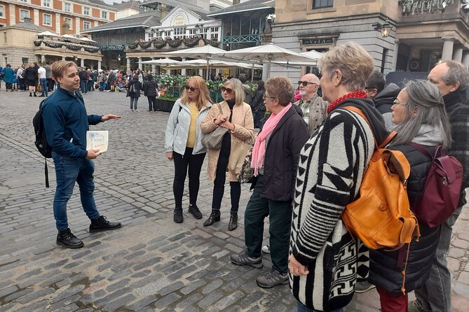 West End and South Bank Theatre Walking Tour in London - Covent Garden to Royal Opera House: market life and stage traditions